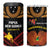 Papua New Guinea Bird of Paradise 4 in 1 Can Cooler Tumbler 16 September 1975 Independence Day Anniversary