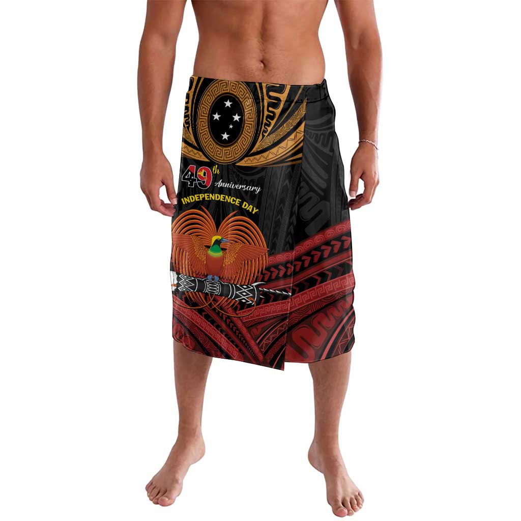 Papua New Guinea Bird of Paradise Lavalava 16 September 1975 Independence Day Anniversary LT01 Black - Polynesian Pride