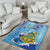 Tuvalu mo te Atua Area Rug Tuvalu Dolphin Polynesian Pattern