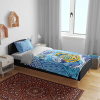 Tuvalu mo te Atua Bedding Set Tuvalu Dolphin Polynesian Pattern LT01 - Polynesian Pride