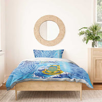 Tuvalu mo te Atua Bedding Set Tuvalu Dolphin Polynesian Pattern LT01 - Polynesian Pride