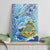 Tuvalu mo te Atua Canvas Wall Art Tuvalu Dolphin Polynesian Pattern