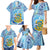 Tuvalu mo te Atua Family Matching Mermaid Dress and Hawaiian Shirt Tuvalu Dolphin Polynesian Pattern