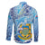 Tuvalu mo te Atua Family Matching Puletasi and Hawaiian Shirt Tuvalu Dolphin Polynesian Pattern