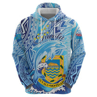 Tuvalu mo te Atua Hoodie Tuvalu Dolphin Polynesian Pattern LT01 - Polynesian Pride