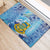 Tuvalu mo te Atua Rubber Doormat Tuvalu Dolphin Polynesian Pattern