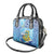 Tuvalu mo te Atua Shoulder Handbag Tuvalu Dolphin Polynesian Pattern