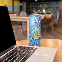 Tuvalu mo te Atua Skinny Tumbler Tuuvalu Dolphin Polynesian Pattern LT01 - Polynesian Pride