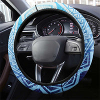 Tuvalu mo te Atua Steering Wheel Cover Tuvalu Dolphin Polynesian Pattern LT01 - Polynesian Pride