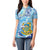 Tuvalu mo te Atua Women Polo Shirt Tuvalu Dolphin Polynesian Pattern