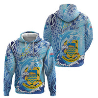 Tuvalu mo te Atua Zip Hoodie Tuvalu Dolphin Polynesian Pattern LT01 - Polynesian Pride