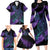 In September We Wear Teal And Purple Family Matching Long Sleeve Bodycon Dress and Hawaiian Shirt Magic Ribbon Semicolon