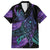 In September We Wear Teal And Purple Family Matching Off Shoulder Short Dress and Hawaiian Shirt Magic Ribbon Semicolon