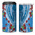 Fiji Tagimaucia Floral 4 in 1 Can Cooler Tumbler Tapa Pattern