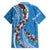 Fiji Tagimaucia Floral Family Matching Summer Maxi Dress and Hawaiian Shirt Tapa Pattern