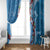 Fiji Tagimaucia Floral Window Curtain Tapa Pattern