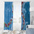 Fiji Tagimaucia Floral Window Curtain Tapa Pattern