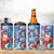 Hawaii Christmas 4 in 1 Can Cooler Tumbler Santa Claus Surfing Kakau Tropical Style