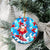 Hawaii Christmas Ceramic Ornament Santa Claus Surfing Kakau Tropical Style LT01 - Polynesian Pride