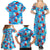 Hawaii Christmas Family Matching Summer Maxi Dress and Hawaiian Shirt Santa Claus Surfing Kakau Tropical Style LT01 - Polynesian Pride