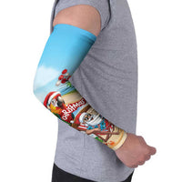 Personalized Hawaii Santa Parrot Christmas Arm Sleeves Summer Vibe LT01 - Polynesian Pride