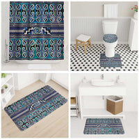Maori Matariki Bathroom Set Blue Galaxy Aesthetic Koru Art LT01 - Polynesian Pride