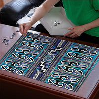 Maori Matariki Puzzle Blue Galaxy Aesthetic Koru Art LT01 - Polynesian Pride