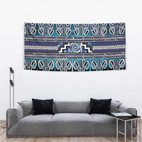 Maori Matariki Tapestry Blue Galaxy Aesthetic Koru Art LT01 - Polynesian Pride