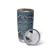 Maori Matariki Tumbler Cup Blue Galaxy Aesthetic Koru Art LT01 - Polynesian Pride