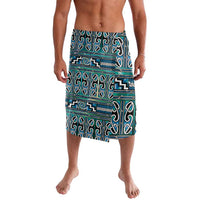Maori Matariki Lavalava Green Galaxy Aesthetic Koru Art LT01 Green - Polynesian Pride