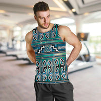 Maori Matariki Men Tank Top Green Galaxy Aesthetic Koru Art LT01 Green - Polynesian Pride