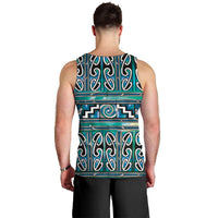 Maori Matariki Men Tank Top Green Galaxy Aesthetic Koru Art LT01 - Polynesian Pride