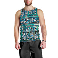 Maori Matariki Men Tank Top Green Galaxy Aesthetic Koru Art LT01 - Polynesian Pride