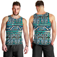 Maori Matariki Men Tank Top Green Galaxy Aesthetic Koru Art LT01 - Polynesian Pride