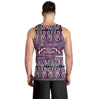 Maori Matariki Men Tank Top Pink Galaxy Aesthetic Koru Art LT01 - Polynesian Pride