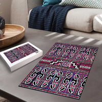 Maori Matariki Puzzle Pink Galaxy Aesthetic Koru Art LT01 - Polynesian Pride
