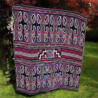 Maori Matariki Quilt Pink Galaxy Aesthetic Koru Art LT01 - Polynesian Pride