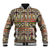 Maori Matariki Baseball Jacket Yellow Galaxy Aesthetic Koru Art LT01 Unisex Yellow - Polynesian Pride