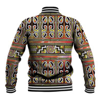 Maori Matariki Baseball Jacket Yellow Galaxy Aesthetic Koru Art LT01 - Polynesian Pride