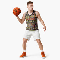 Maori Matariki Basketball Jersey Yellow Galaxy Aesthetic Koru Art LT01 - Polynesian Pride