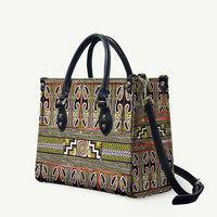 Maori Matariki Leather Bag Yellow Galaxy Aesthetic Koru Art LT01 Yellow - Polynesian Pride