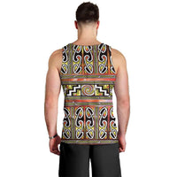 Maori Matariki Men Tank Top Yellow Galaxy Aesthetic Koru Art LT01 - Polynesian Pride