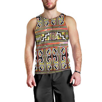 Maori Matariki Men Tank Top Yellow Galaxy Aesthetic Koru Art LT01 - Polynesian Pride