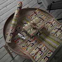 Maori Matariki Wrapping Paper Yellow Galaxy Aesthetic Koru Art LT01 - Polynesian Pride