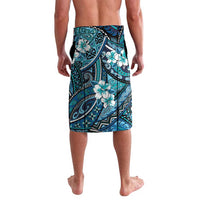 Polynesian Hibiscus Tropical Blue Floral Lavalava Tribal Pattern LT01 - Polynesian Pride