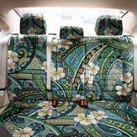 Polynesian Hibiscus Tropical Green Floral Back Car Seat Cover Tribal Pattern LT01 - Polynesian Pride