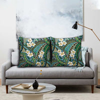 Polynesian Hibiscus Tropical Green Floral Pillow Cover Tribal Pattern LT01 - Polynesian Pride