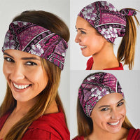 Polynesian Hibiscus Tropical Pink Floral Neck Gaiter Tribal Pattern LT01 - Polynesian Pride