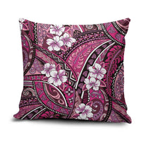Polynesian Hibiscus Tropical Pink Floral Pillow Cover Tribal Pattern LT01 Pink - Polynesian Pride