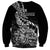 New Zealand Silver Fern Rugby Sweatshirt Aotearoa Kiwi Maori Black Version LT01 - Polynesian Pride